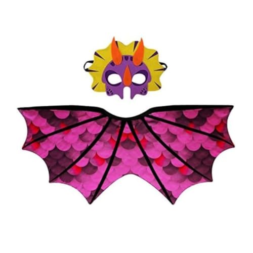 sodeber Dinosaurier-Kostüm für Kinder, Flügelumhang und Set, Halloween-Drachen-Umhang für Kinder, Weihnachten, Geburtstag, Cosplay sodeber Dinosaurier-Kostüm für Kinder, Flügelumhang und Set, Halloween-Drachen-Umhang für Kinder, Weihnachten, Geburtstag, Cosplay von sodeber