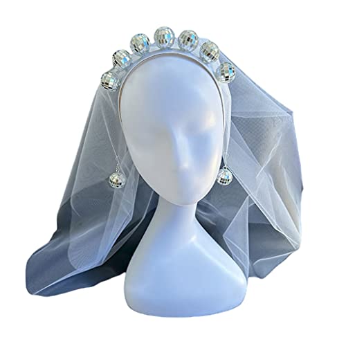 sodeber Disco-Stirnband mit Schleier, Cowgirl-Ohrringe, Junggesellinnenabschied, Dekorationen für Damen, Kostüm sodeber Disco-Stirnband mit Schleier, Cowgirl-Ohrringe, Junggesellinnenabschied, Dekorationen für Damen, Kostüm von sodeber