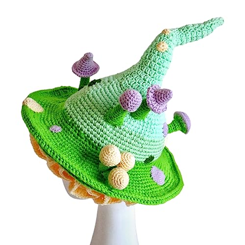 sodeber Erwachsene Kinder Halloween Feenhüte Maskerade Strickmütze Zauberer Hut Cosplay Kostüm Party Verkleidung sodeber Erwachsene Kinder Halloween Feenhüte Maskerade Strickmütze Zauberer Hut Cosplay Kostüm Party Verkleidung von sodeber