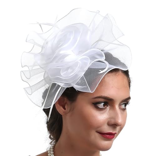 sodeber Flapper-Kostüm für Damen, Fascinator, Hut, Haarspange für Pferderennen, Rollenspiele, Pillendose, Teaparty, Hochzeitsrequisiten sodeber Flapper-Kostüm für Damen, Fascinator, Hut, Haarspange für Pferderennen, Rollenspiele, Pillendose, Teaparty, Hochzeitsrequisiten von sodeber