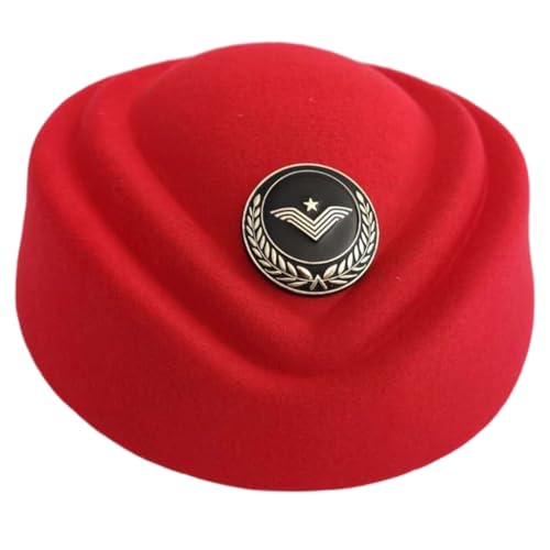 sodeber Flugbegleiterhut Kastanienbraun Stewardess Hüte Stewardess Kostüm Hut Erwachsene Cosplay Kostüm Air Hostessen Flug sodeber Flugbegleiterhut Kastanienbraun Stewardess Hüte Stewardess Kostüm Hut Erwachsene Cosplay Kostüm Air Hostessen Flug von sodeber