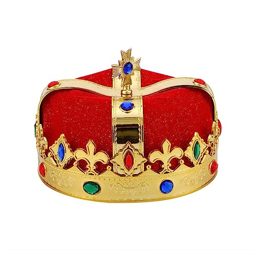 sodeber Geogrous Bejeweled King Crowns Prom Dress Up For Show Kid Birthday Shower Party Photo Props Crown sodeber Geogrous Bejeweled King Crowns Prom Dress Up For Show Kid Birthday Shower Party Photo Props Crown von sodeber