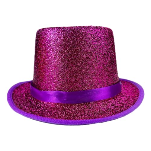 sodeber Glitzernder, großer Hut für Maskeraden, Party, Gentleman, Jazzy, mit Gürtel, Konzertkostüm für Erwachsene sodeber Glitzernder, großer Hut für Maskeraden, Party, Gentleman, Jazzy, mit Gürtel, Konzertkostüm für Erwachsene von sodeber