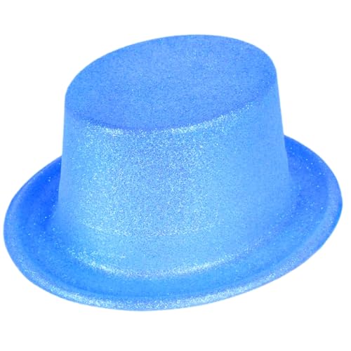 sodeber Glitzernder Puderhut mit flacher Oberseite, Fedora, für Erwachsene, Mode, Magier, Bühnenrequisiten, Hüte, Cosplay, Kopfbedeckung, Magi sodeber Glitzernder Puderhut mit flacher Oberseite, Fedora, für Erwachsene, Mode, Magier, Bühnenrequisiten, Hüte, Cosplay, Kopfbedeckung, Magi von sodeber