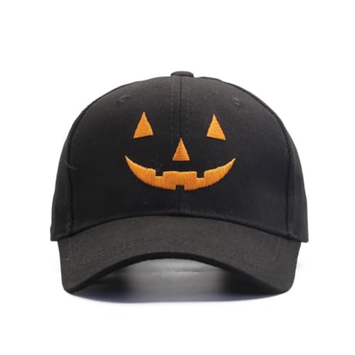 sodeber Halloween-Baseballmütze für Kinder und Erwachsene, Festival, bestickt, Kürbisgesicht, Punk, Hiphop, Urlaub sodeber Halloween-Baseballmütze für Kinder und Erwachsene, Festival, bestickt, Kürbisgesicht, Punk, Hiphop, Urlaub von sodeber