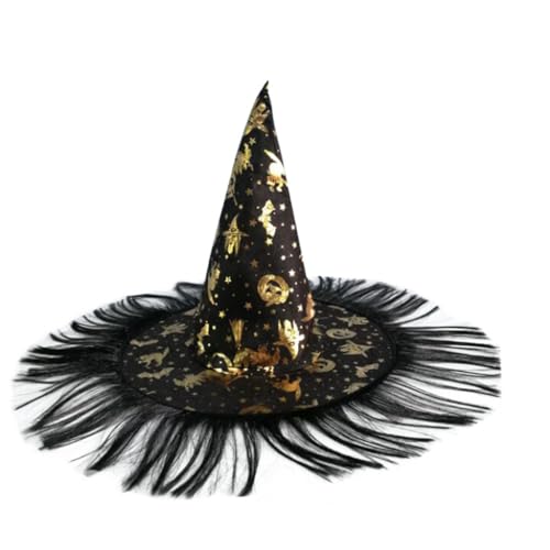 sodeber Halloween Zauberer Hexenhut Frauen Mann Kostüm Kinder für Geburtstag Party Dekoration Baby von sodeber
