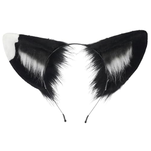 sodeber Handgefertigte Plüsch-Katzenohren-Haarbänder, Kunstpelz, Schwanz für Halloween, Cosplay, Party, Kostüme, Zubehör für Kinder, Erwachsene, Halloween, Cosplay-Kostüme sodeber Handgefertigte Plüsch-Katzenohren-Haarbänder, Kunstpelz, Schwanz für Halloween, Cosplay, Party, Kostüme, Zubehör für Kinder, Erwachsene, Halloween, Cosplay-Kostüme von sodeber