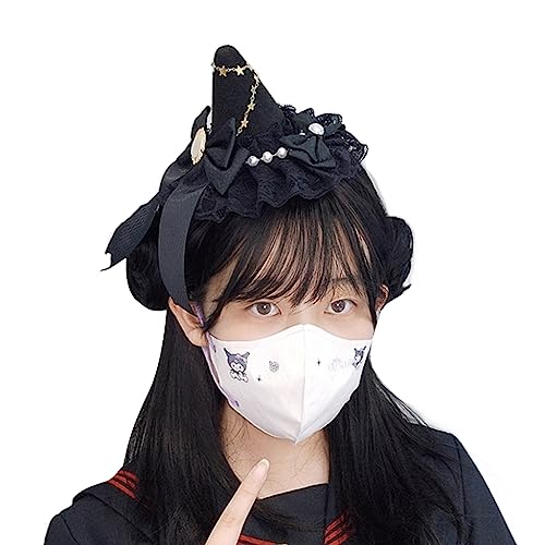 sodeber Hexenhut-Fascinator für Damen, Gothic-Haarspange, Kopfschmuck, Stirnband, Halloween sodeber Hexenhut-Fascinator für Damen, Gothic-Haarspange, Kopfschmuck, Stirnband, Halloween von sodeber