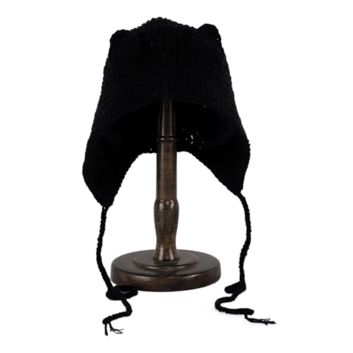 sodeber Hübscher Ohrenhut für Mädchen, Hüte, Freunde, weich, gehäkelt, Kätzchen, Angler, lustig, Ea sodeber Hübscher Ohrenhut für Mädchen, Hüte, Freunde, weich, gehäkelt, Kätzchen, Angler, lustig, Ea von sodeber