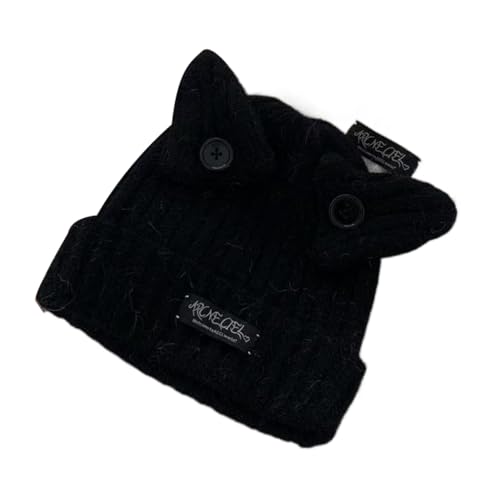 sodeber Hübscher Ohrenhut für Mädchen, Hüte, Freunde, weich, gehäkelt, Welpe, lustiger Hund sodeber Hübscher Ohrenhut für Mädchen, Hüte, Freunde, weich, gehäkelt, Welpe, lustiger Hund von sodeber