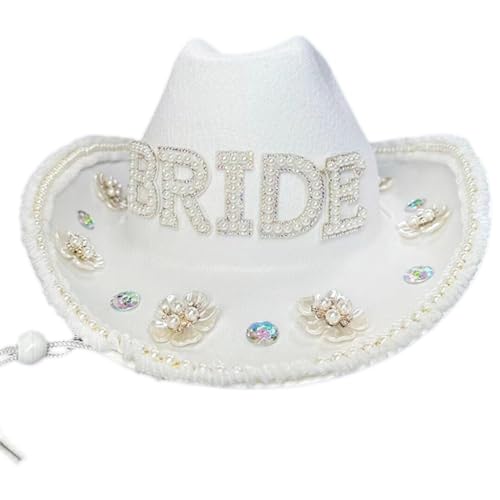 sodeber Hut mit Krempe, Westernhut, weiße Kopfbedeckung, Bekleidungszubehör, Cosplay, Requisiten, Kostüm, Geburtstag sodeber Hut mit Krempe, Westernhut, weiße Kopfbedeckung, Bekleidungszubehör, Cosplay, Requisiten, Kostüm, Geburtstag von sodeber
