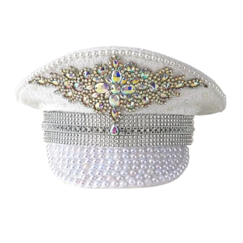 sodeber Jeweled Captain Hat Heavy Crystal Bridal Surprise Girl Boys Bride For Carnivals Music Festival Eye sodeber Jeweled Captain Hat Heavy Crystal Bridal Surprise Girl Boys Bride For Carnivals Music Festival Eye von sodeber