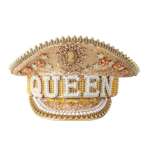 sodeber Jeweled Captain Hat Heavy Crystal Bridal Surprise Girl Boys Bride For Carnivals Music Festival Eye sodeber Jeweled Captain Hat Heavy Crystal Bridal Surprise Girl Boys Bride For Carnivals Music Festival Eye von sodeber