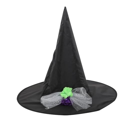 sodeber Kinder Halloween Hexenhut mit Garn/Blume Maskerade Zauberer Cosplay Kostüm Party Lustig sodeber Kinder Halloween Hexenhut mit Garn/Blume Maskerade Zauberer Cosplay Kostüm Party Lustig von sodeber
