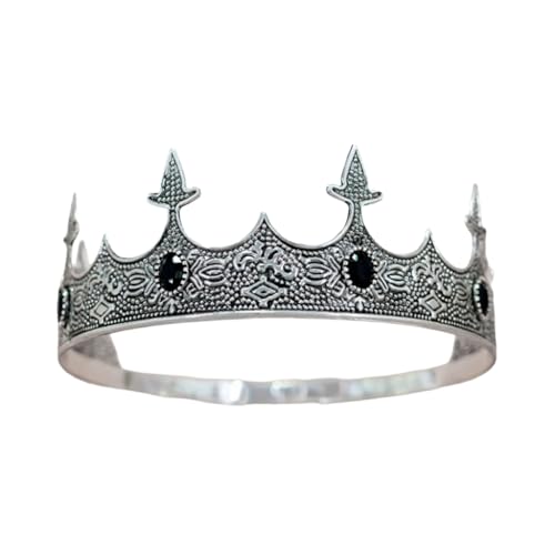 sodeber Metall-Kronen-Stirnband für Herren mit Edelsteinen besetzten Details, Musikfestival und Cosplay-Urlaub sodeber Metall-Kronen-Stirnband für Herren mit Edelsteinen besetzten Details, Musikfestival und Cosplay-Urlaub von sodeber