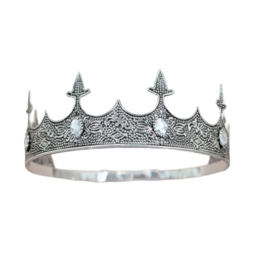 sodeber Metall-Kronen-Stirnband für Herren mit Edelsteinen besetzten Details, Musikfestival und Cosplay-Urlaub sodeber Metall-Kronen-Stirnband für Herren mit Edelsteinen besetzten Details, Musikfestival und Cosplay-Urlaub von sodeber