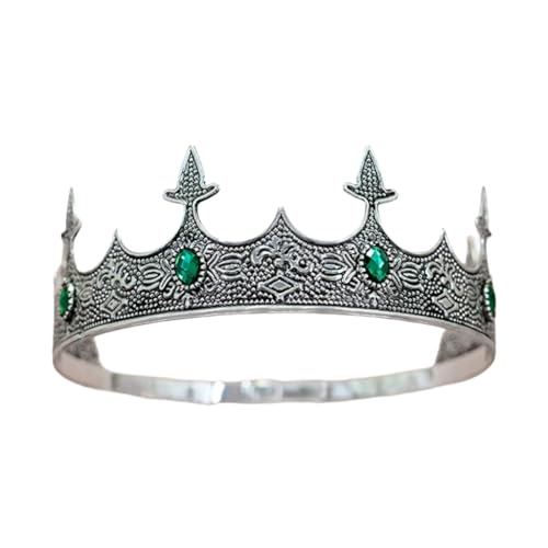 sodeber Metall-Kronen-Stirnband für Herren mit Edelsteinen besetzten Details, Musikfestival und Cosplay-Urlaub sodeber Metall-Kronen-Stirnband für Herren mit Edelsteinen besetzten Details, Musikfestival und Cosplay-Urlaub von sodeber
