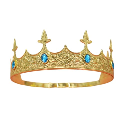 sodeber Metall-Kronen-Stirnband für Herren mit Edelsteinen besetzten Details, Musikfestival und Cosplay-Urlaub sodeber Metall-Kronen-Stirnband für Herren mit Edelsteinen besetzten Details, Musikfestival und Cosplay-Urlaub von sodeber