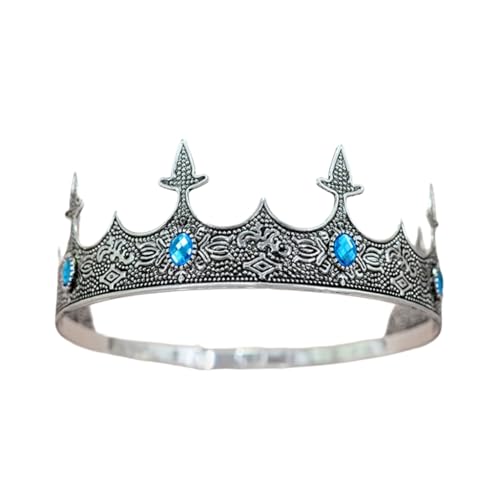 sodeber Metall-Kronen-Stirnband für Herren mit Edelsteinen besetzten Details, Musikfestival und Cosplay-Urlaub sodeber Metall-Kronen-Stirnband für Herren mit Edelsteinen besetzten Details, Musikfestival und Cosplay-Urlaub von sodeber