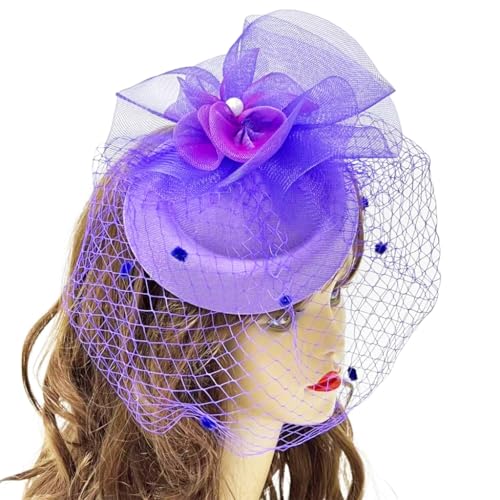 sodeber Mittelalterlicher Fascinator mit Blumen- und Spitzenschleier, Hut, Haarnadel, Braut, Haarspange, kleiner Punk sodeber Mittelalterlicher Fascinator mit Blumen- und Spitzenschleier, Hut, Haarnadel, Braut, Haarspange, kleiner Punk von sodeber