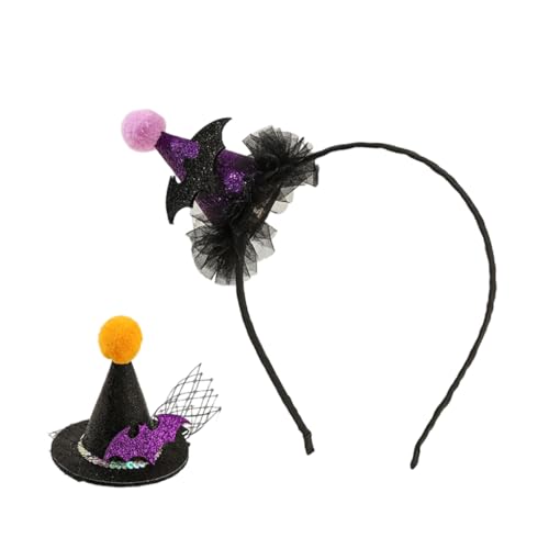 sodeber Schöne Haarspange in Hexenhut-Form, Haarband, Halloween, Punk, für Fotografie von sodeber