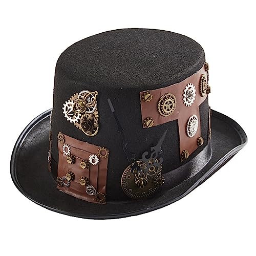 sodeber Steampunk Bowler Hut Time Halloween Party Top Zubehör von sodeber