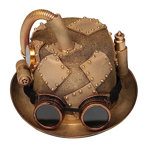 sodeber Steampunk Zylinder für Herren mit Brille Gay Bowler Party Kostüm Karneval sodeber Steampunk Zylinder für Herren mit Brille Gay Bowler Party Kostüm Karneval von sodeber