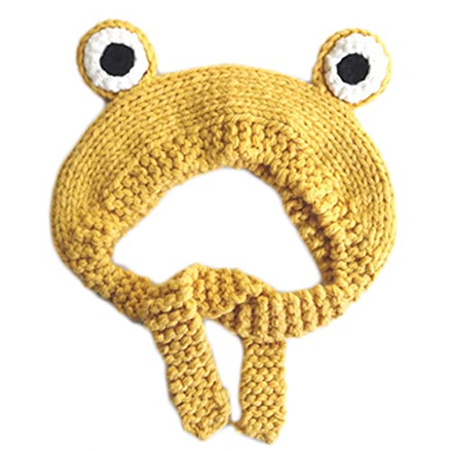 sodeber Strickmütze, Cartoon-Motiv für Frosch, Stirnbänder, Winter, Ohrenklappe, Party, Verkleidung, Foto-Requisiten, weiche, gemütliche Kopfbedeckung für Kinder sodeber Strickmütze, Cartoon-Motiv für Frosch, Stirnbänder, Winter, Ohrenklappe, Party, Verkleidung, Foto-Requisiten, weiche, gemütliche Kopfbedeckung für Kinder von sodeber