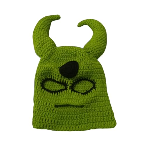 sodeber Strickmütze Halloween überwältigend Horn Cosplay Party Hüte H von sodeber
