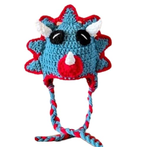 sodeber Strickmütze für Kinder, stilvoll, Dinosaurier, Halloween, Cartoon, lässig, Partyhüte von sodeber