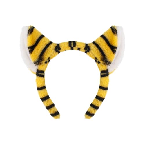 sodeber Tiger-Kostüm für Kinder, Mädchen, Ohren, Stirnband, Schwanz, Fliege, Halloween, Tier, Cosplay, Zubehör, 2/3 Stück sodeber Tiger-Kostüm für Kinder, Mädchen, Ohren, Stirnband, Schwanz, Fliege, Halloween, Tier, Cosplay, Zubehör, 2/3 Stück von sodeber