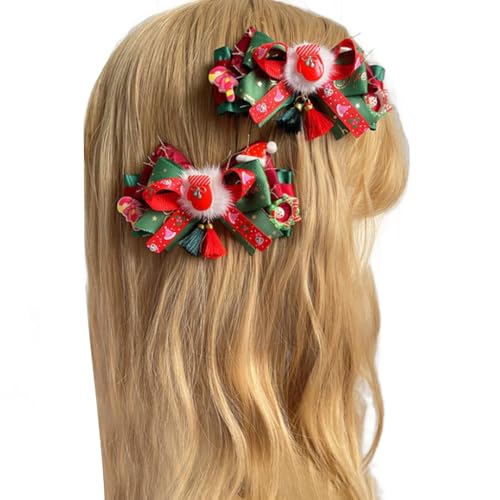 sodeber Weihnachtliche Haarspange, Hut, hübsches handgefertigtes Lolitas-Accessoire mit festlichem Muti-Stirnband von sodeber