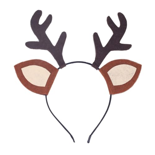 sodeber Weihnachtskostüm für Kinder, Rentier, Cosplay, Stirnband/Schwanz/Fliege, Themenparty, Rollenspiel von sodeber