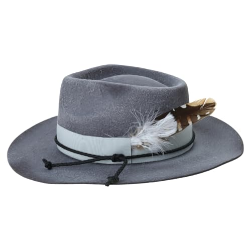 sodeber Wollhut für Maskeraden, Party, Gentleman, Jazzs, mit Gürtel, Erwachsenenkostüm, Kleid sodeber Wollhut für Maskeraden, Party, Gentleman, Jazzs, mit Gürtel, Erwachsenenkostüm, Kleid von sodeber