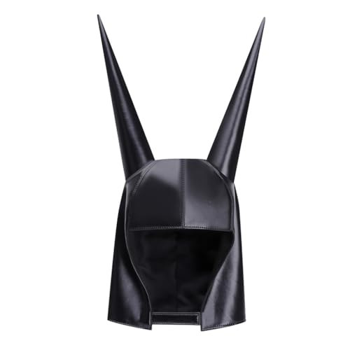 sodeber Zylinderhut aus PU-Leder für Bühnenauftritte und modische Partykleidung, Cosplay-Kostüm, verschiedene Köpfe sodeber Zylinderhut aus PU-Leder für Bühnenauftritte und modische Partykleidung, Cosplay-Kostüm, verschiedene Köpfe von sodeber