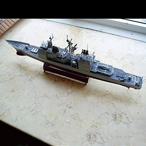 Montiert Kriegsschiff Modell,1 350 Skala USS Bunker Hill Ticonderoga Geführte-Rakete Cruiser,montiert Warship Modell Für Erwachsene Bunker Hill 49 X 4.8cm von softneco