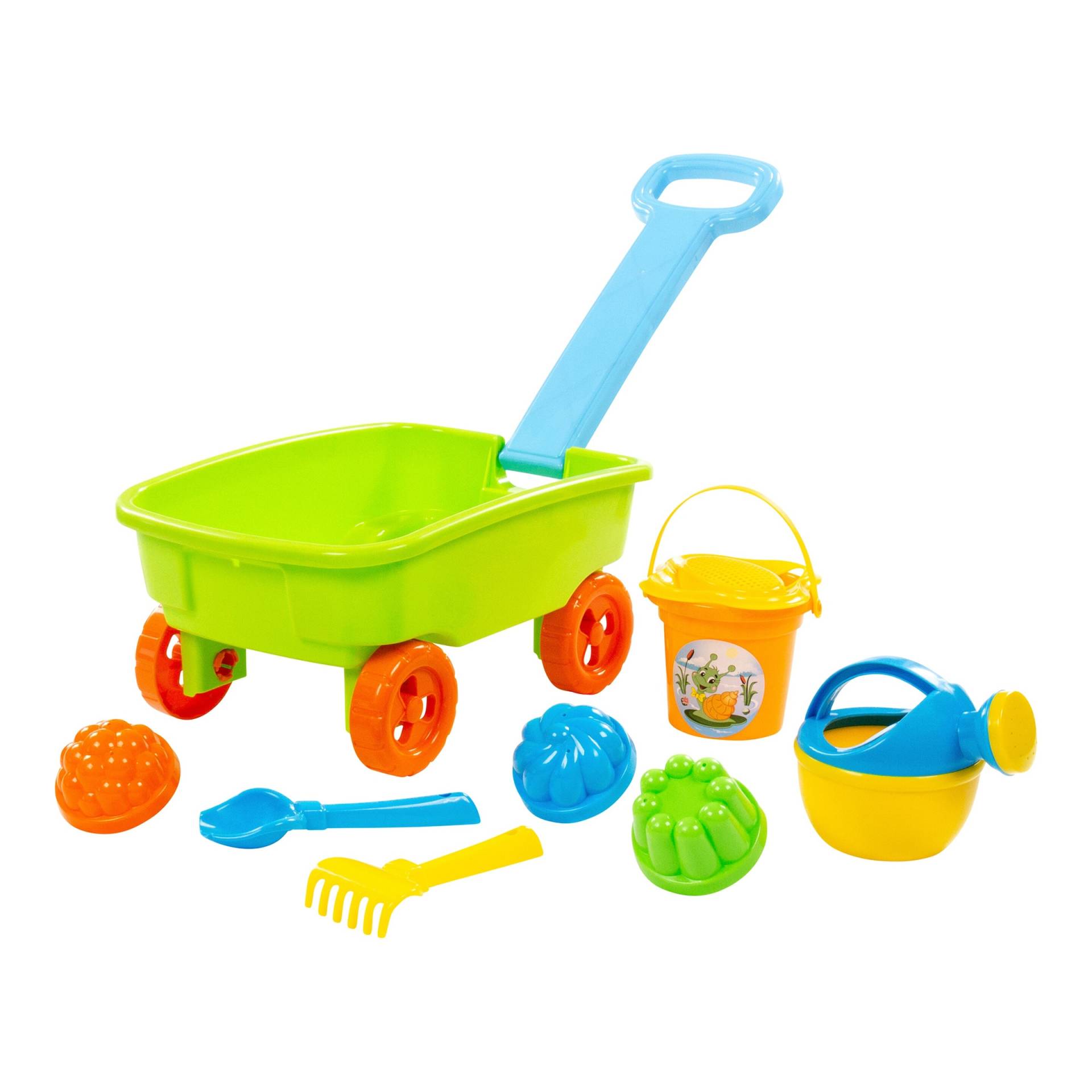 Solini Sandspielzeug-Set Handwagen klein von solini