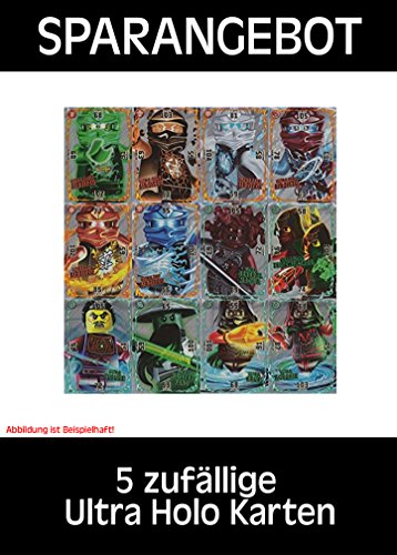 LEGO Ninjago 2 (Serie 2) - 5 versch. Ultra Holo Karten - Deutsch von sonstige