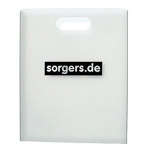 sorgers Heftbox transparent mit Tragegriff von sorgers