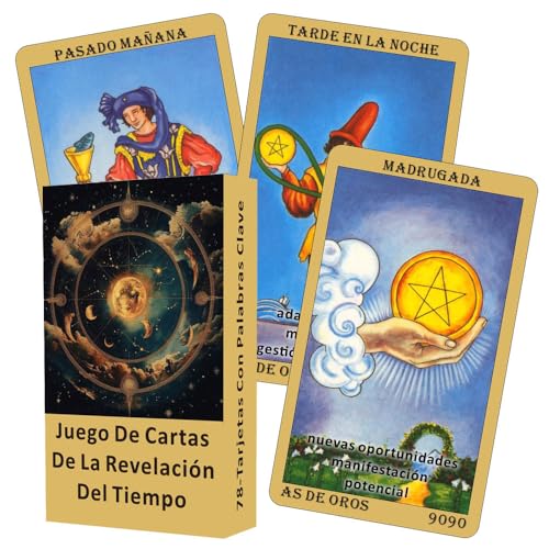soulme 78 Tarotkarten Deck mit Bedeutungen auf ihnen, Tarot para principiantes, tarjeta Original clásica, con significado (versión en español) von soulme