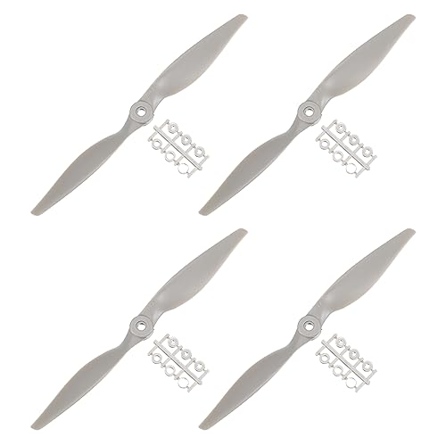 sourcing map 11x5,5 Propeller RC Propeller 2 Flügelblätter Requisiten Grau mit Adapterringen für Elektroflugzeug Flugzeug 4 Stück sourcing map 11x5,5 Propeller RC Propeller 2 Flügelblätter Requisiten Grau mit Adapterringen für Elektroflugzeug Flugzeug 4 Stück von sourcing map