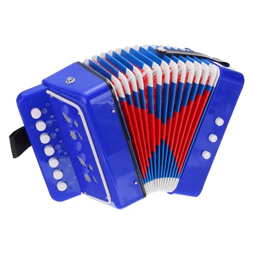 sourcing map Akkordeon 10 Tasten Knopf Akkordeon Mini Musikinstrument Geschenke für Erwachsene Anfänger Pädagogisch Marineblau sourcing map Akkordeon 10 Tasten Knopf Akkordeon Mini Musikinstrument Geschenke für Erwachsene Anfänger Pädagogisch Marineblau von sourcing map