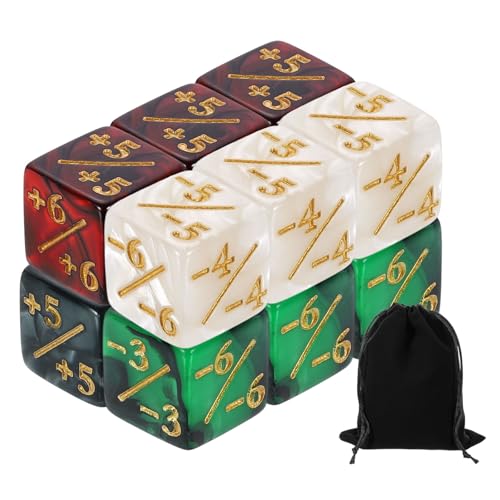 sourcing map Magische Würfelzähler, D6-Lebensmarken-Würfel-Set aus Acryl, für Standard-Kartenspiele, weißer Marmor, schwarzer Marmor, Rot, Schwarz, Grün, Schwarz, 12 Stück sourcing map Magische Würfelzähler, D6-Lebensmarken-Würfel-Set aus Acryl, für Standard-Kartenspiele, weißer Marmor, schwarzer Marmor, Rot, Schwarz, Grün, Schwarz, 12 Stück von sourcing map