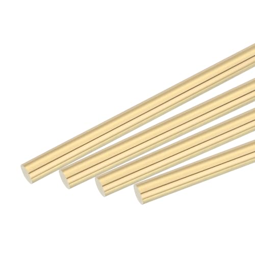 sourcing map Messingstange, massiver Rundstab aus Messing, 6,35 mm Durchmesser, 200 mm Länge, Drehstange, Lager für RC-Modelle, DIY, Handwerk, 4 Stück sourcing map Messingstange, massiver Rundstab aus Messing, 6,35 mm Durchmesser, 200 mm Länge, Drehstange, Lager für RC-Modelle, DIY, Handwerk, 4 Stück von sourcing map