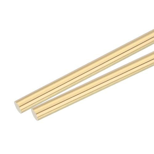 sourcing map Messingstange, massiver Rundstab aus Messing, 9,5 mm Durchmesser, 100 mm Länge, Drehstange, für RC-Modelle, DIY, Handwerk, 2 Stück sourcing map Messingstange, massiver Rundstab aus Messing, 9,5 mm Durchmesser, 100 mm Länge, Drehstange, für RC-Modelle, DIY, Handwerk, 2 Stück von sourcing map