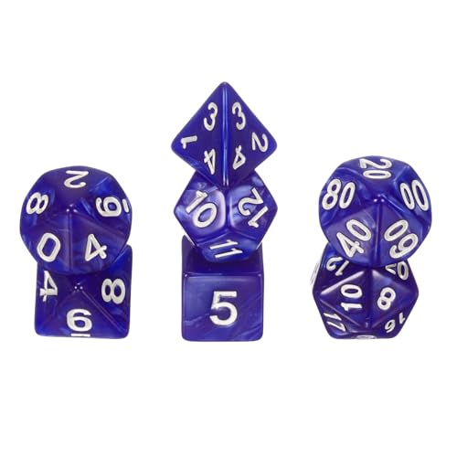 sourcing map Polyedrisches Würfel-Set, 7-teilig, Acryl-Würfel für Rollenspiele, Tischspiele, Tischspiele, Gaming-Zubehör, Perlenmuster, Violett sourcing map Polyedrisches Würfel-Set, 7-teilig, Acryl-Würfel für Rollenspiele, Tischspiele, Tischspiele, Gaming-Zubehör, Perlenmuster, Violett von sourcing map