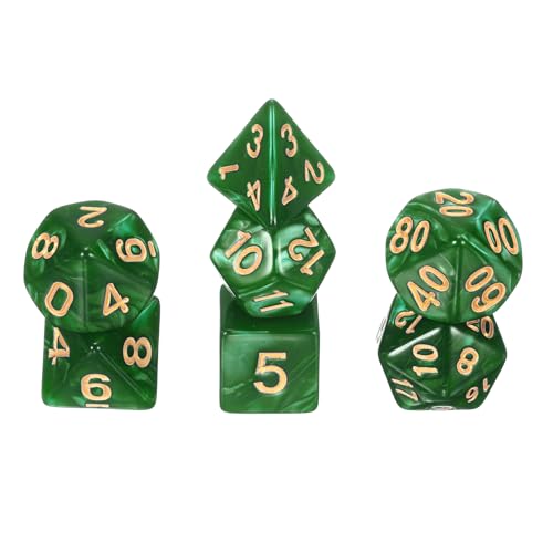 sourcing map Polyedrisches Würfel-Set, 7-teilig, Acryl-Würfel für Rollenspiele, Tischspiele, Tischspiele, Gaming-Zubehör, Perlglanz, Apfelgrün sourcing map Polyedrisches Würfel-Set, 7-teilig, Acryl-Würfel für Rollenspiele, Tischspiele, Tischspiele, Gaming-Zubehör, Perlglanz, Apfelgrün von sourcing map