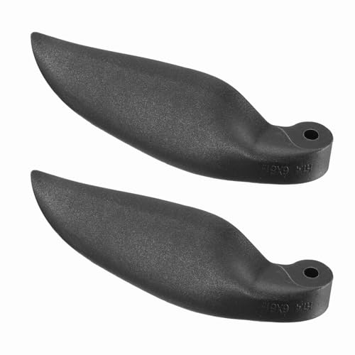 sourcing map RC Gleiter-Propeller-Ersatzklingen, 15,2 x 15,2 cm, RC-Propeller-Nylonklingen, Teile für Spinner D28-D48 mm, RC-Gleiter, Flugzeug-Requisite, Ersatz (Schwarz, 1 Paar) von sourcing map