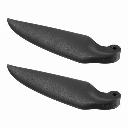 sourcing map RC Gleiter-Propeller-Ersatzklingen, 19,1 x 10,2 cm, RC-Faltpropeller, Nylonklingen, Teile für Spinner D28-D48 mm, RC-Gleiter, Flugzeug-Requisite, Ersatz (Schwarz, 1 Paar) von sourcing map