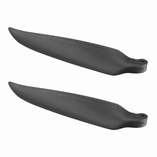 sourcing map RC Gleiter-Propeller-Ersatzklingen, 27,9 x 20,3 cm, RC Faltpropeller, Nylonklingen, Teile für Spinner D28-D48 mm, RC-Gleiter, Flugzeug-Requisite, Ersatz (Schwarz, 1 Paar) von sourcing map